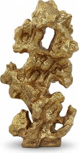 Gilded Resin Tree Sculpture – Handcrafted Abstract Art, Abstract Art