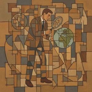 Cartographic Resonance — Jacques Villedieu, Analytical Cubism