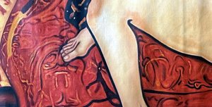 Nude On The Red Sofa (nu Au Canapé Rouge) - Suzanne Valadon — Suzanne Valadon