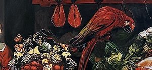 Kitchen Scene With Christ At Emmaus - Joachim Beuckelaer — Joachim Beuckelaer
