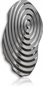 Stainless Steel Wave Sculpture - Polished Metal Wall Art, Modern Art Polished Welding Stainless Steel Wa