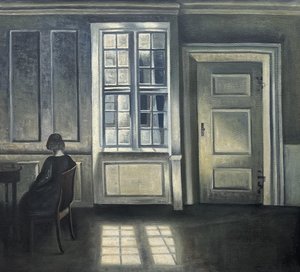 Interior, Strandgade 30 - Vilhelm Hammershøi — Vilhelm Christian Hammershøi, Expressionism