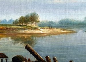 Shipping In A Calm - Hermanus Koekkoek The Elder — Hermanus Koekkoek (the Elder)