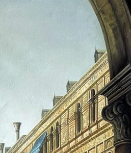Interior Court Of The Doge's Palace, Venice - Canaletto — Giovanni Antonio Canaletto
