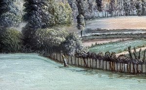 View Of Malvern Hills From Bevere - Moses Griffith — Moses Griffith