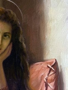 But Mary Kept All These Things And Pondered Them In Her Heart - Alice Havers — Alice Mary Havers