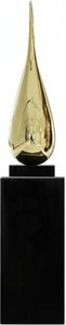 Golden Tear Sculpture - Modern Resin Art Deco Decorative Sculpture For Living Room Bedroom Hotel Display, Brutalist Minimalism