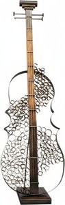 Elegant Iron Mesh Sculpture - Modern Decorative Art Lamp – 57cm X 62cm X 182cm – Premium Metal Finish – Hotel & Home Accent Piece – Customizable Logo Option