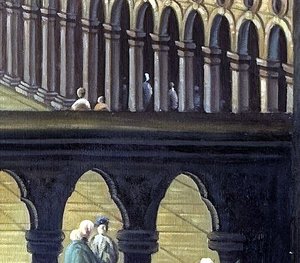 Interior Court Of The Doge's Palace, Venice - Canaletto — Giovanni Antonio Canaletto