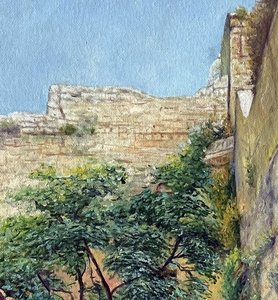 The Wailing Wall, Jerusalem - Gustav Bauernfeind — Gustav Bauernfeind