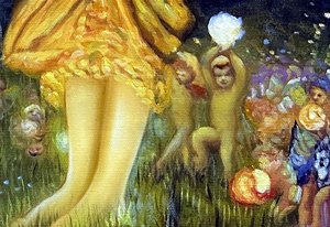 Midsummer Eve - Edward Robert Hughes — Edward Robert Hughes