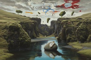 Chronos Canyon: Echoes Of Surreal Ascent — Jacques Villedieu