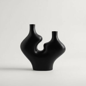 Nordic Abstract Resin Vase - Sculptural Indoor Decor, Scandinavian Design Vase Elevate Your Interior W