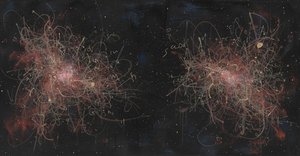 Nebular Echoes In Carmine And Ash — Jacques Villedieu