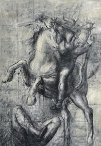 Cavalier Over A Fallen Adversary - Titian (tiziano Vecellio) — Titian