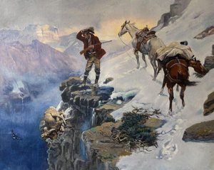 Meat's Not Meat 'till It's In The Pan - Charles Marion Russell — Charles Marion Russell, Romanticism