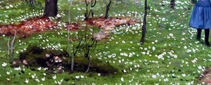 Springtime; The First Anemones - Hans Andersen Brendekilde — Hans Andersen Brendekilde