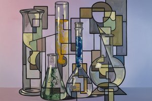 Chromatic Equilibrium: A Picasso Fragment — Jacques Villedieu, Cubism (analytic Cubism)