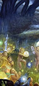 Midsummer Eve - Edward Robert Hughes — Edward Robert Hughes