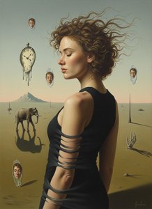 Ephemeral Reverie: A Desert Portrait — Jacques Villedieu