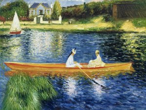 The Skiff - Pierre-auguste Renoir — Pierre-auguste Renoir