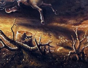 The Headless Horseman Pursuing Ichabod Crane - John Quidor — John Quidor