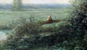 Morning Mist - Jean-baptiste-camille Corot — Jean-baptiste-camille Corot