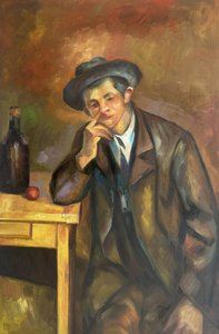 The Drinker (le Buveur) - Paul Cézanne — Paul Cézanne