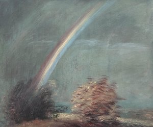 Landscape With A Double Rainbow - John Constable — John Constable, Romanticism