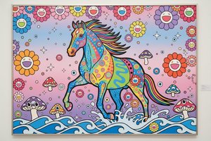 Azure Gallop In Bloom — Jacques Villedieu