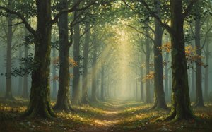 Solitude's Embrace: A Friedrichian Reverie — Jacques Villedieu, Romanticism (sublime Landscape)