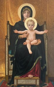 Madone Assise - William-adolphe Bouguereau — William-adolphe Bouguereau, Neoclassical