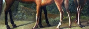 Mares And Foals In A River Landscape - George Stubbs — George Stubbs