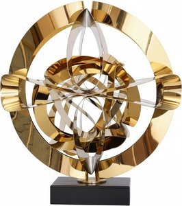 Elegant Sculptural Metal Display Stand – Modern Nordic Design, Nordic Modernism