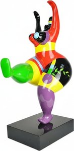 Abstract Fiberglass Dancing Figure Sculpture, Abstract Art