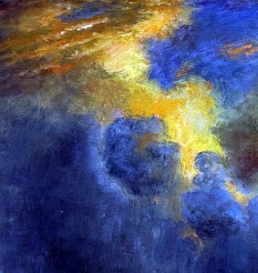 Sunset At Sea - Thomas Moran — Thomas Moran