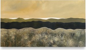 Abstract Earthscape Metal Wall Art - Hand-painted Landscape, Contemporary Abstract Available Upon Request (siz