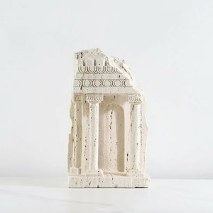 Engraved Stone Still Life: Antique Temple Sculpture, Neoclassical Custom Sizes And Shapes Are Availabl